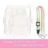 ZIKKON Instax Mini 12 Crystal case with Crystal strap