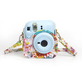 Zikkon Instax Mini 12 Protective Camera Case PU Leather Carrying Bag Abstract oil painting