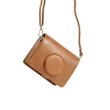Zenko Instax mini Evo Camera PU Leather Case Bag (brown)